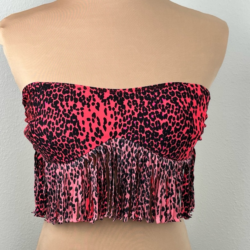 Hot Kiss fringed bikini top
